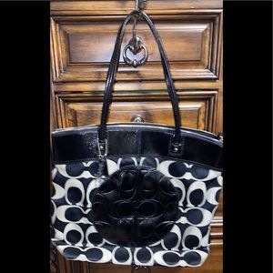 Black Coach Tote
